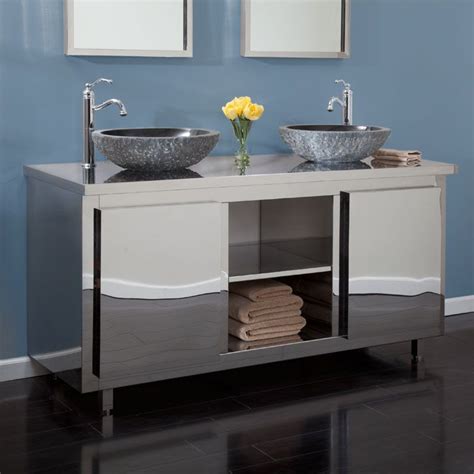 nu steel Gloss Decorative Stainless Steel Bathroom Vanity 